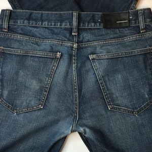 BLK DNM Dark Blue Slim Straight Jeans